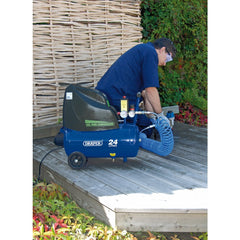 Draper 24L Direct Drive Oil-Free Air Compressor, 1.1kW/1.5hp  24978