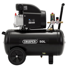 Draper 230V 50L Direct Drive Air Compressor, 1.5kW/2HP  24981