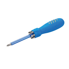 Silverline Multi-Bit Screwdriver with Telescopic Pick-Up Magnet 250547