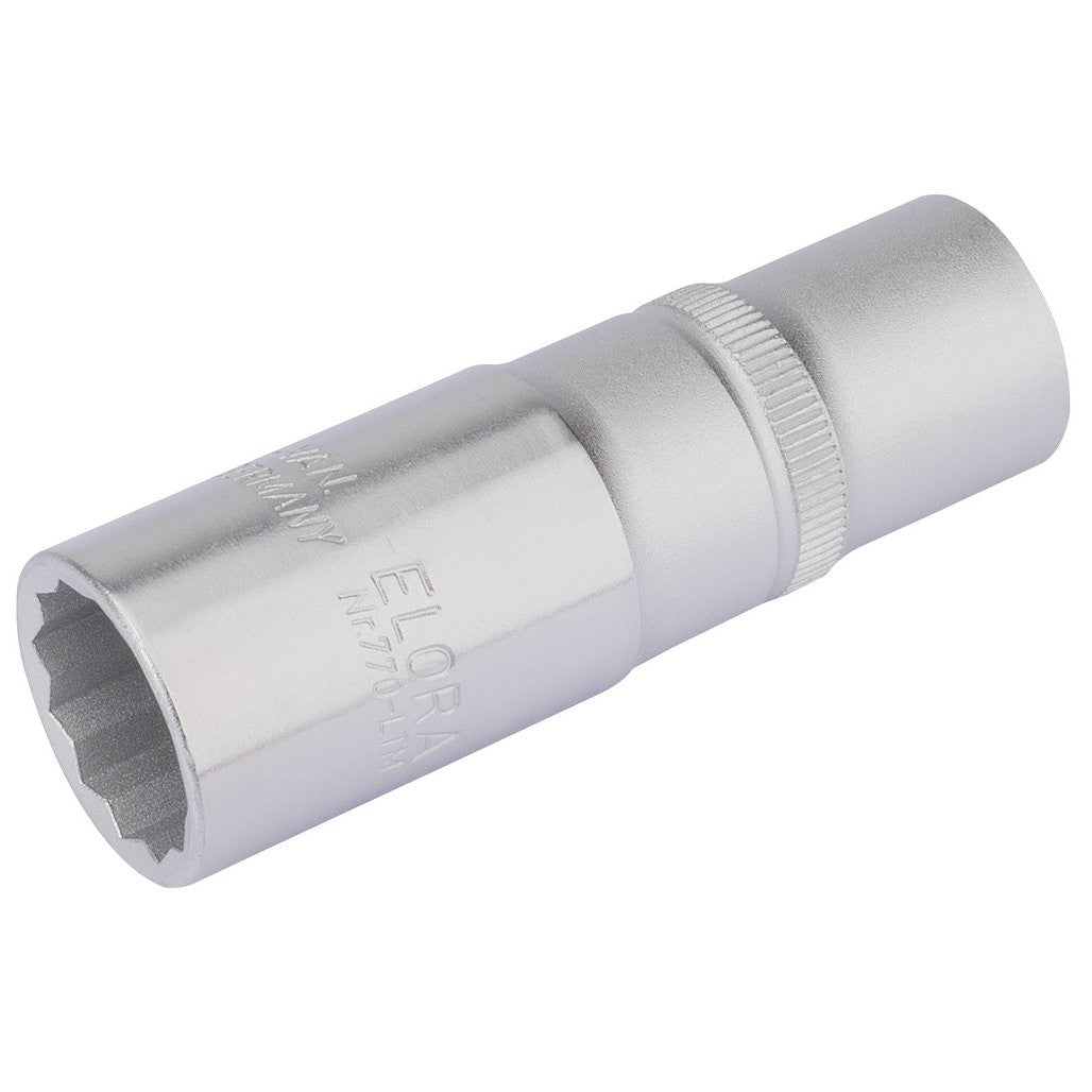 Draper Elora Deep Bi-Hexagon Socket, 1/2" Sq. Dr., 19mm  25119