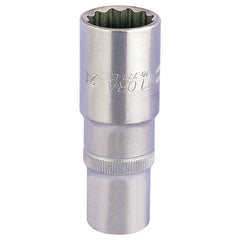 Draper Elora Deep Bi-Hexagon Socket, 1/2" Sq. Dr., 21mm  25135