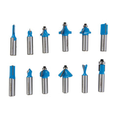 Silverline 12mm TCT Router Bit Set 12pce 251591