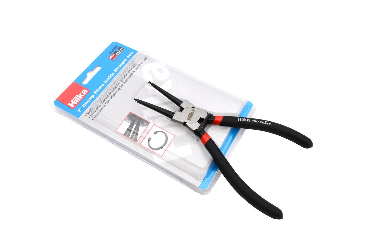 Hilka 7" Inside Straight Jaw Circlip Pliers 25183007