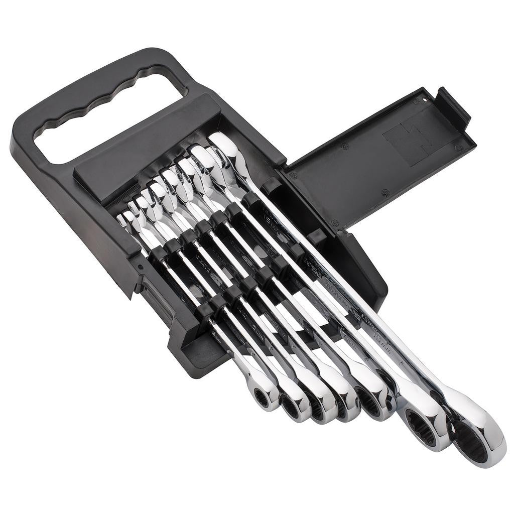 Draper HI-TORQ® Metric Ratcheting Combination Spanner Set (7 Piece)  25397