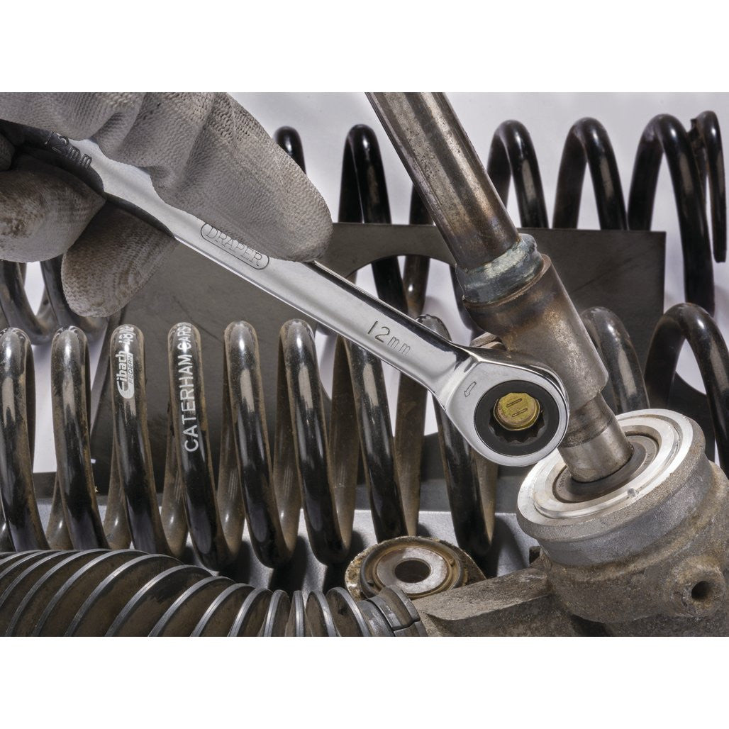 Draper HI-TORQ® Metric Ratcheting Combination Spanner Set (7 Piece)  25397