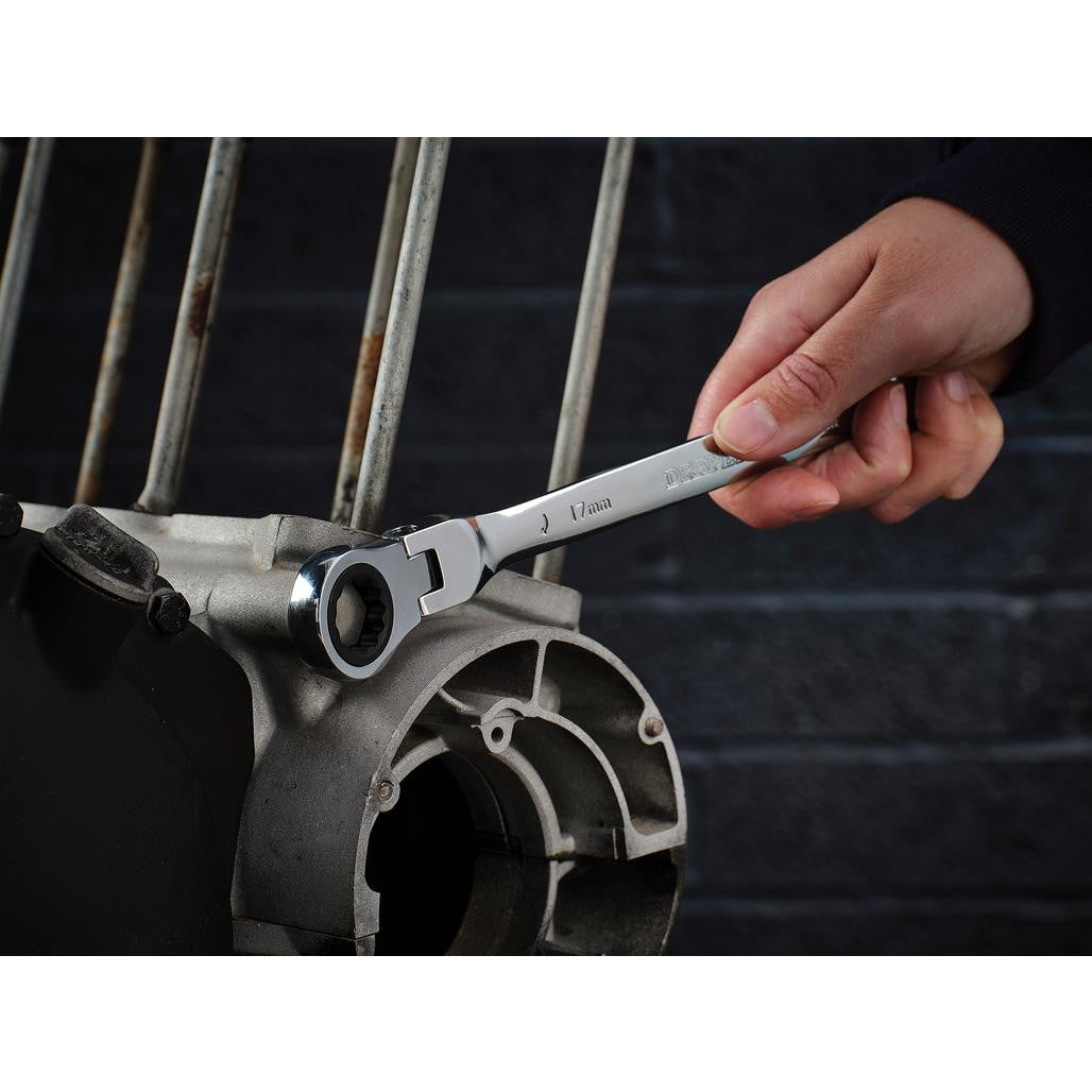 Draper HI-TORQ® Metric Ratcheting Combination Spanner Set (7 Piece)  25397