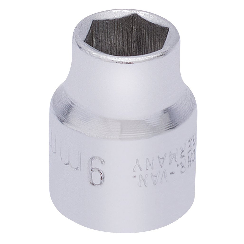 Draper Elora Hexagon Socket, 3/8" Sq. Dr., 9mm  25854