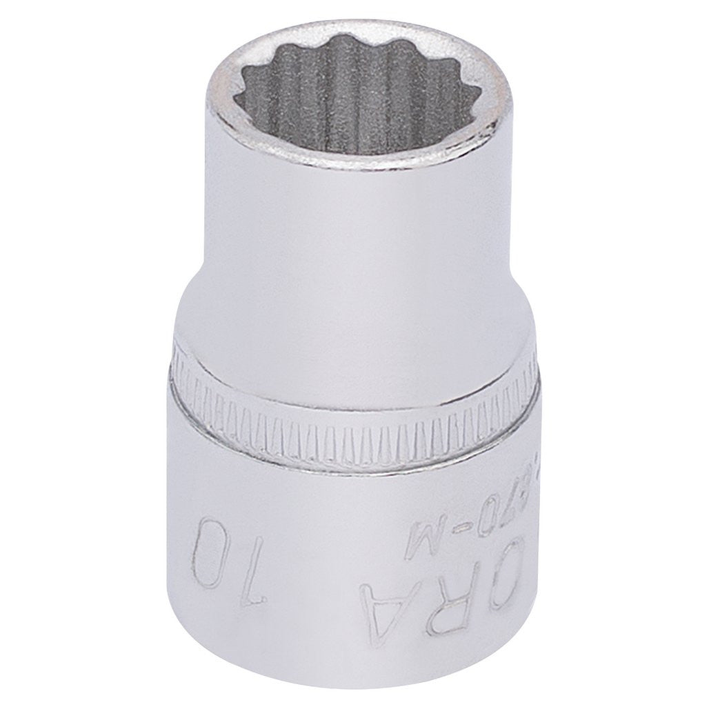 Draper Elora Bi-Hexagon Socket, 3/8" Sq. Dr., 10mm  25862