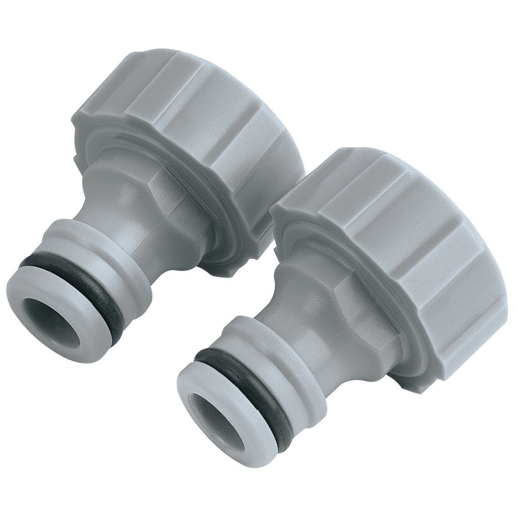 Draper Outdoor Tap Connectors, 3/4" (Pack of 2)  25906