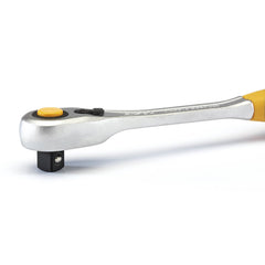 Draper Elora Fine Tooth Quick Release Soft Grip Reversible Ratchet, 1/2" Sq. Dr., 270mm  25930