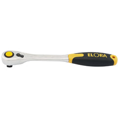 Draper Elora Fine Tooth Quick Release Soft Grip Reversible Ratchet, 1/2" Sq. Dr., 270mm  25930