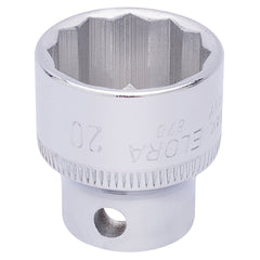 Draper Elora Bi-Hexagon Socket, 3/8" Sq. Dr., 20mm  25961