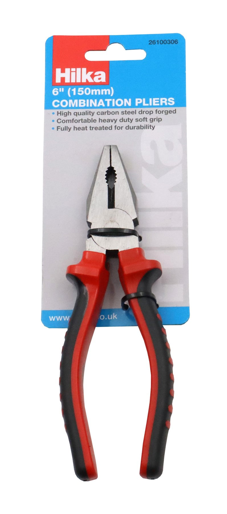 Hilka 6" (150mm) Combi Pliers Soft Grip 26100306