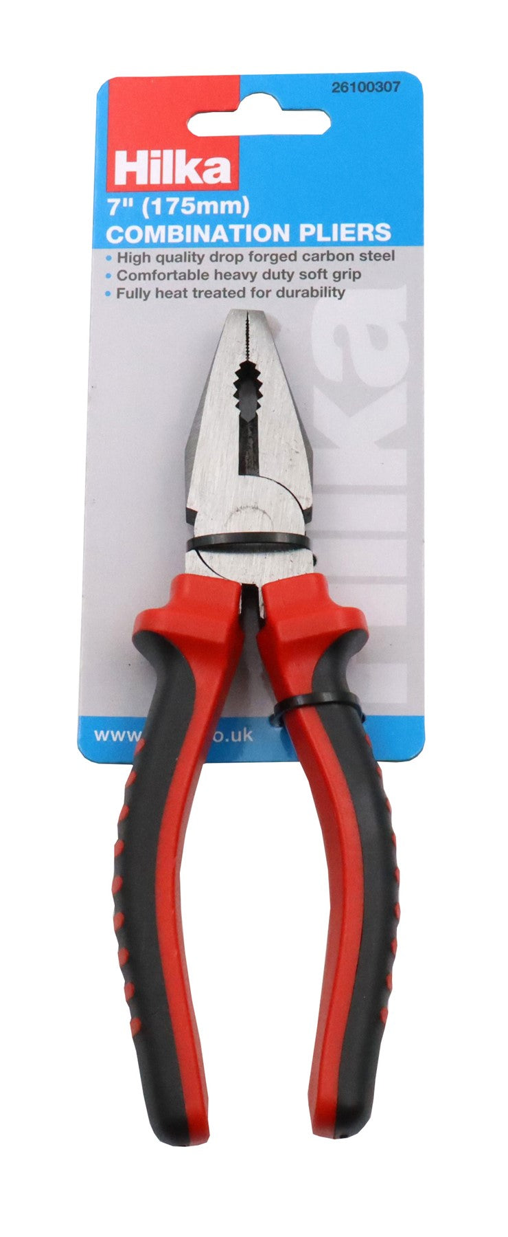 Hilka 7" (180mm) Combi Pliers Soft Grip 26100307