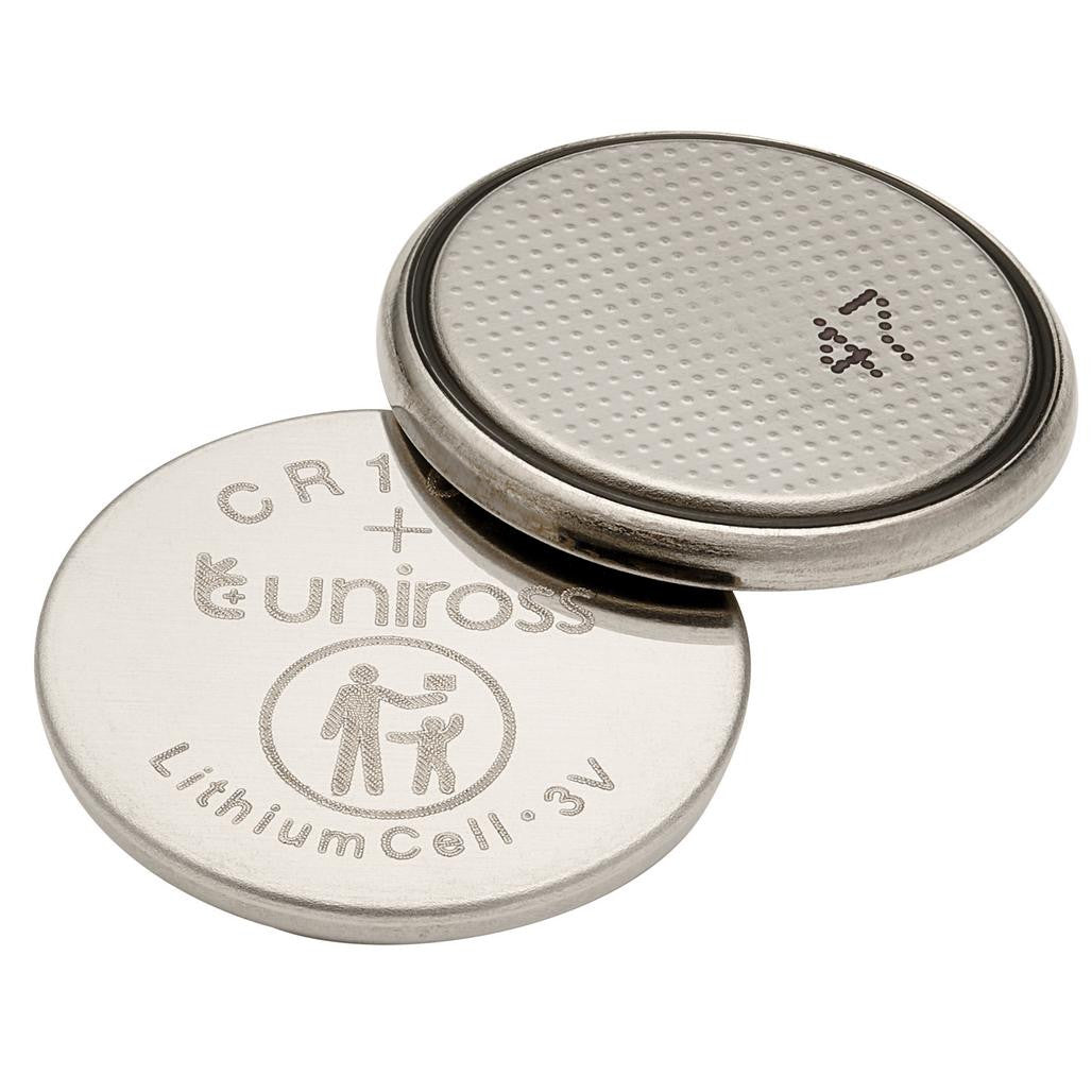Draper Uniross Lithium Coin Cell CR1620 Batteries (Pack of 5)