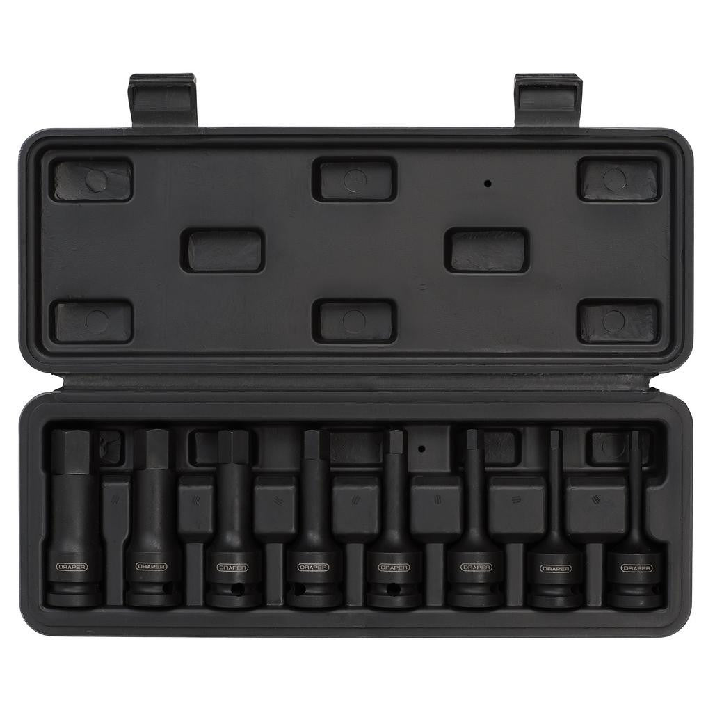 Draper Expert Impact Hex. Socket Bit Set, 1/2" Sq. Dr. (8 Piece)  26439