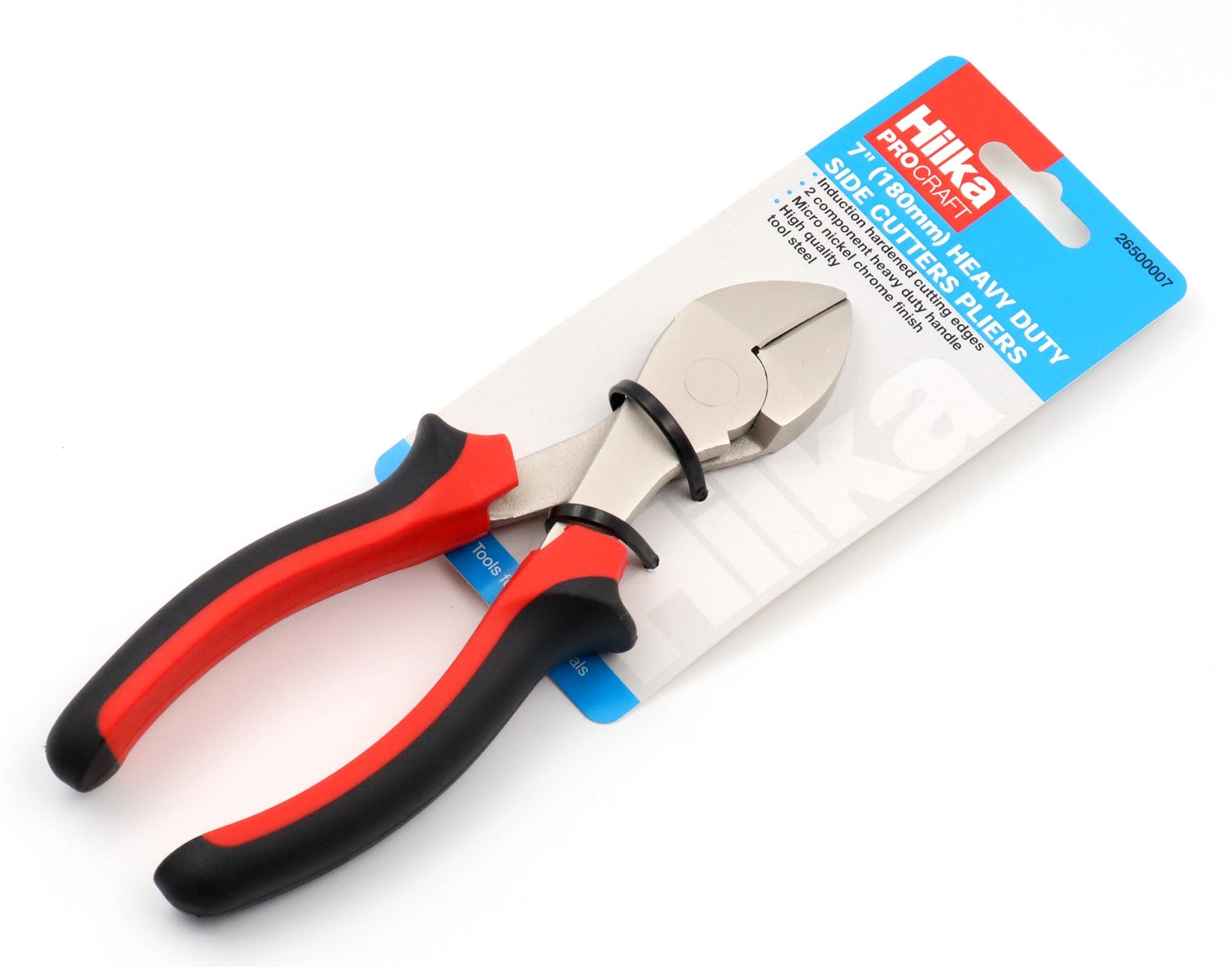 Hilka 7" (180mm) Heavy Duty Side Cutters Pliers 26500007