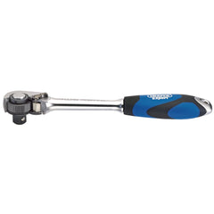 Draper Expert Soft Grip Reversible Ratchet, 1/2" Sq. Dr., 72 Tooth  26504