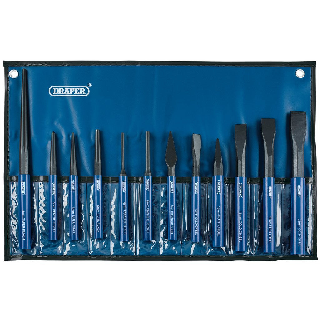 Draper Chisel and Punch Set (12 Piece)  26557