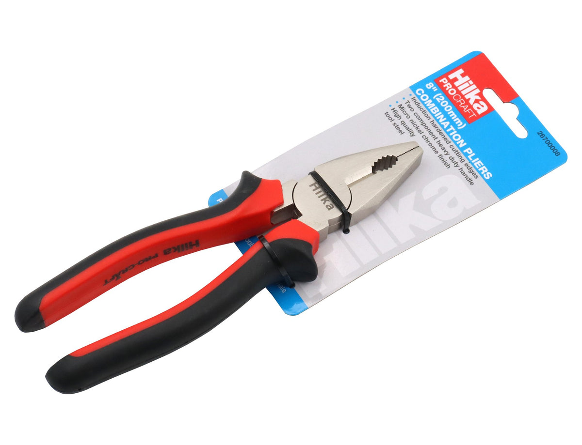 Hilka 8" (200mm) Heavy Duty Combi Pliers 26700008
