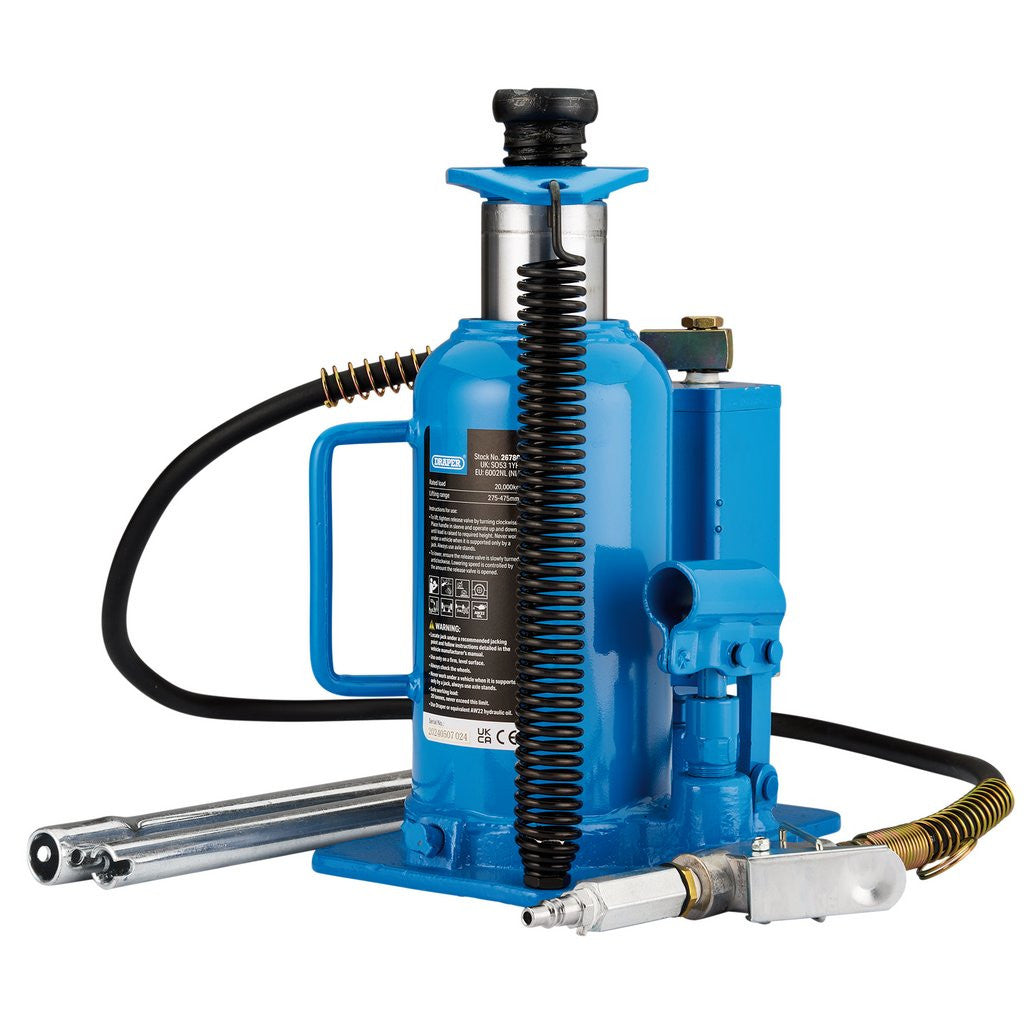 Draper Air Bottle Jack, 20 Tonne 26780