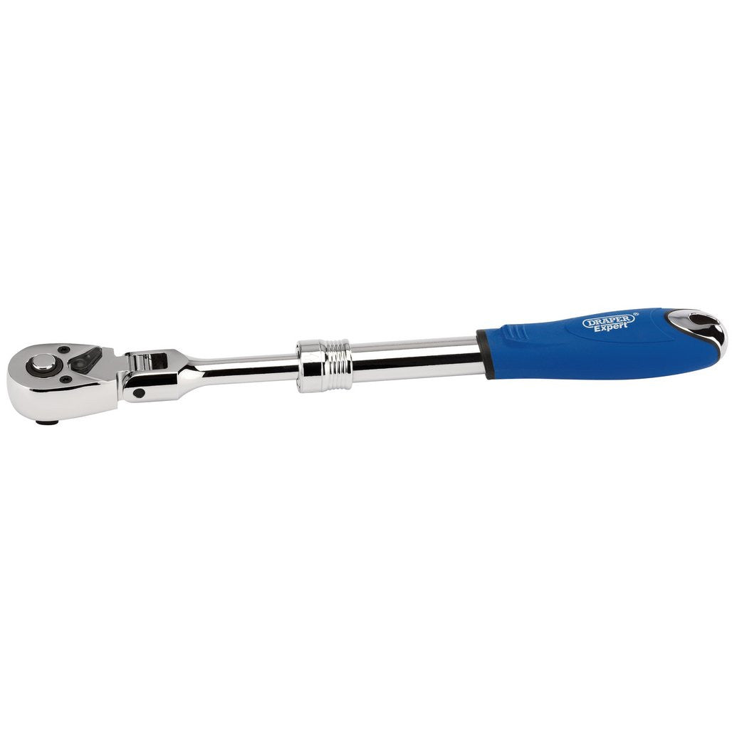 Draper Expert Flexible Head Extending Reversible Ratchet, 3/8" Sq. Dr., 72 Tooth  26810
