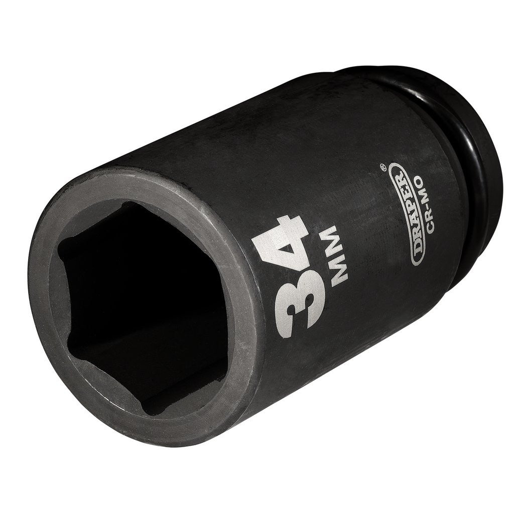 Draper Hi-TORQ® Deep Impact Socket, 3/4" Sq. Dr., 34mm  27142