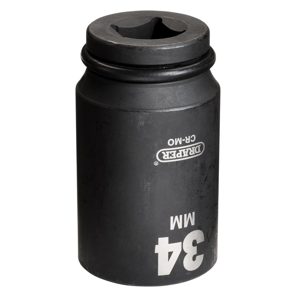 Draper Hi-TORQ® Deep Impact Socket, 3/4" Sq. Dr., 34mm  27142