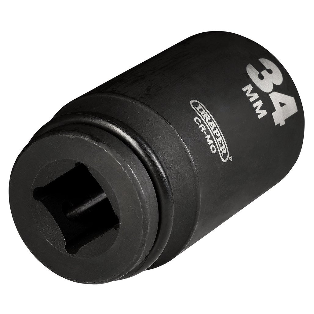 Draper Hi-TORQ® Deep Impact Socket, 3/4" Sq. Dr., 34mm  27142