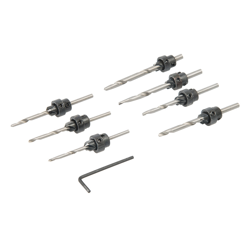 Silverline Drill & Countersink Set 7pce 273222