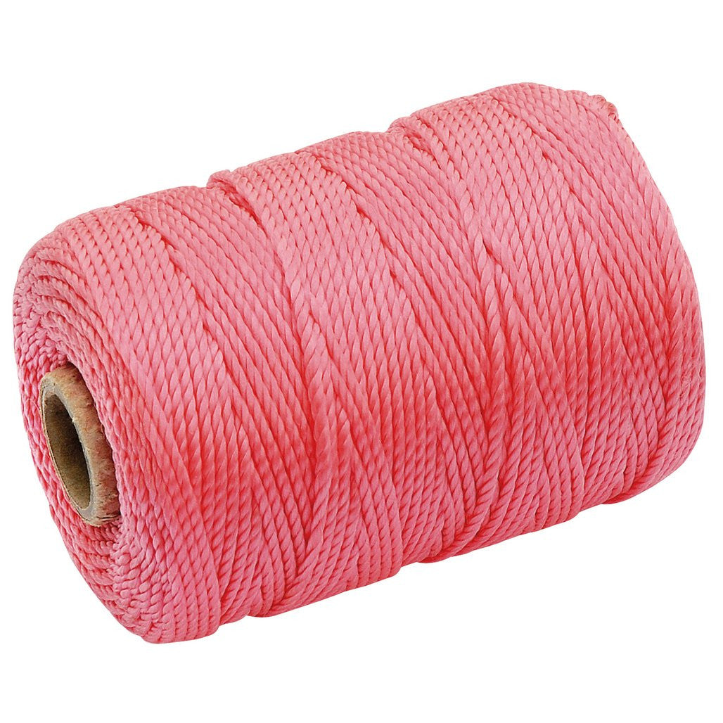 Draper Polypropylene Brick Line, 100m, Pink  27428