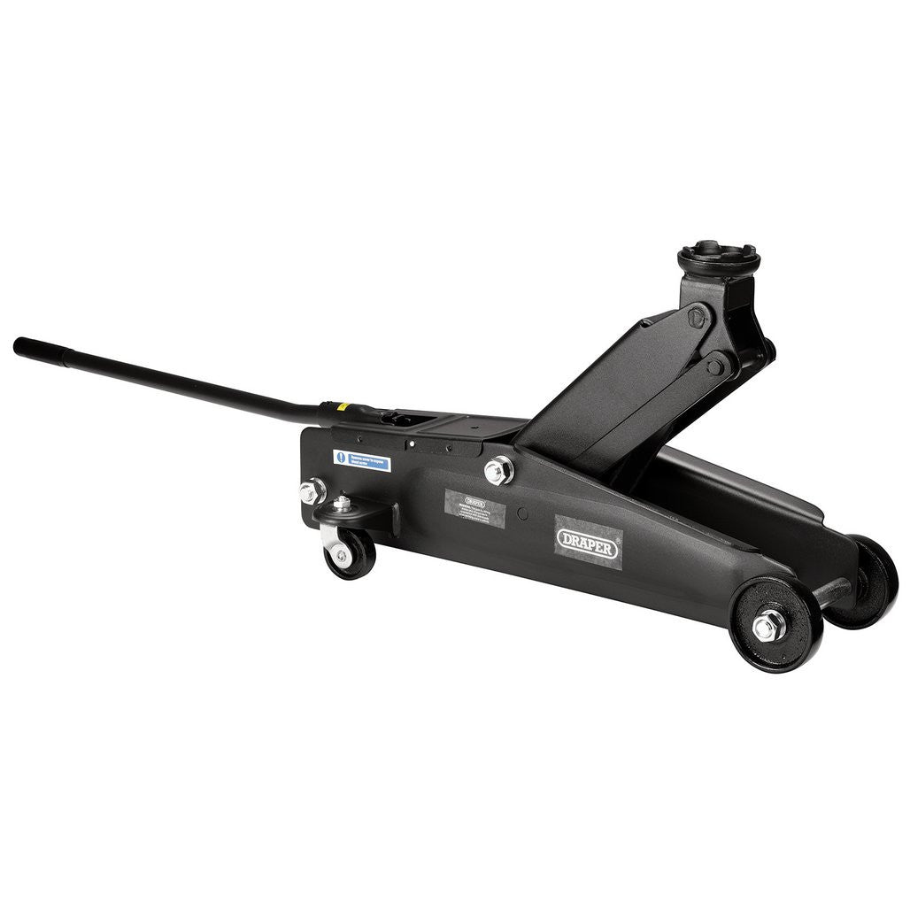 Draper Trolley Jack, 3 Tonne, Black 27635