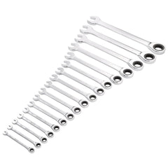 Draper HI-TORQ® Metric Ratchet Combination Spanner Set (17 Piece)  27691