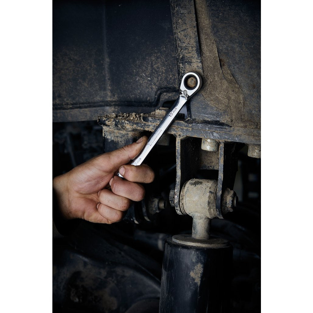 Draper HI-TORQ® Metric Reversible Ratchet Combination Spanner Set (12 Piece)  27692