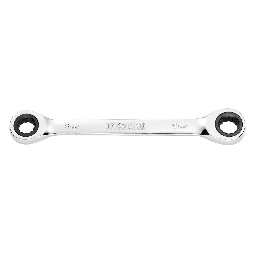 Draper HI-TORQ® Metric Double Ratchet Ring Spanner, 8 x 9mm  27735