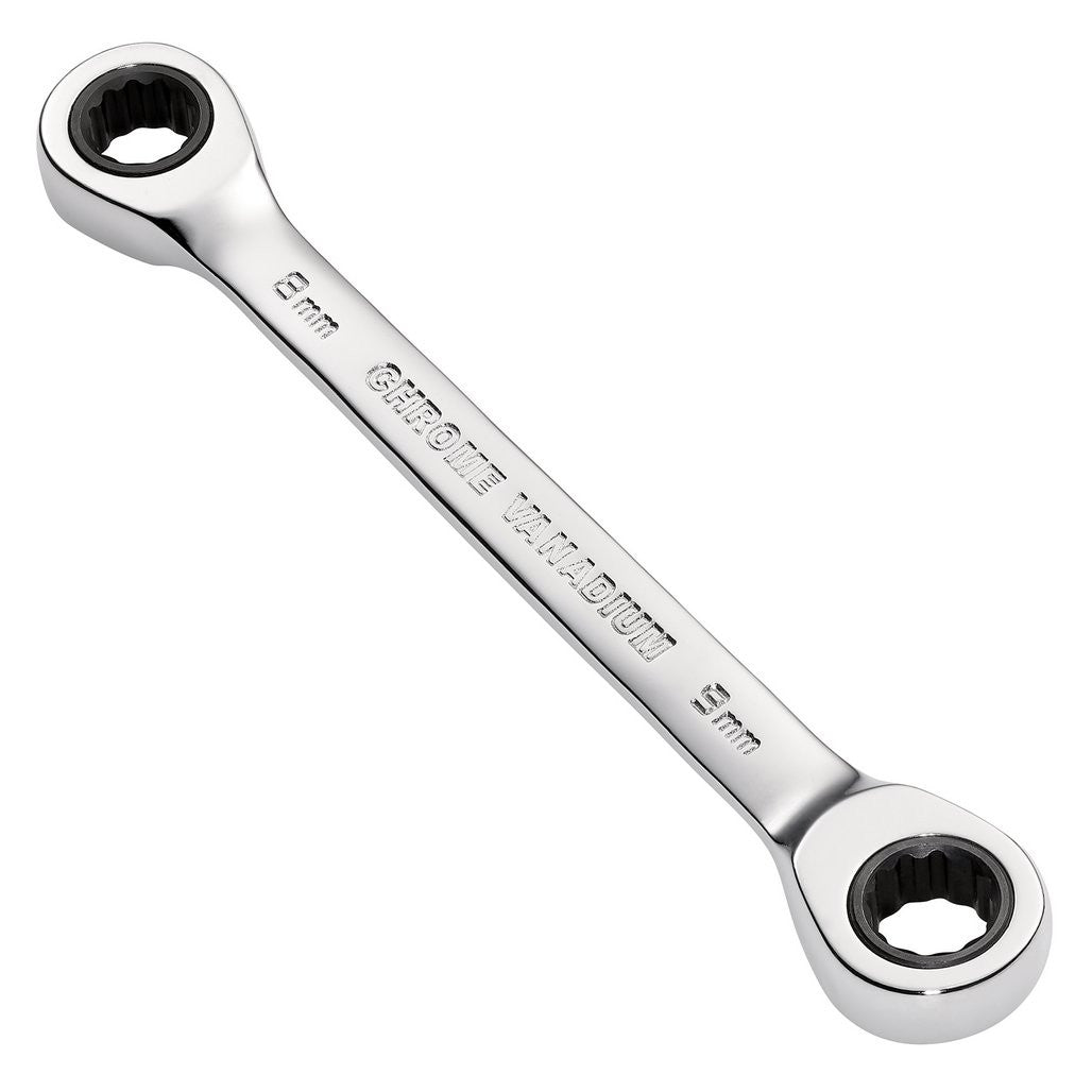 Draper HI-TORQ® Metric Double Ratchet Ring Spanner, 8 x 9mm  27735