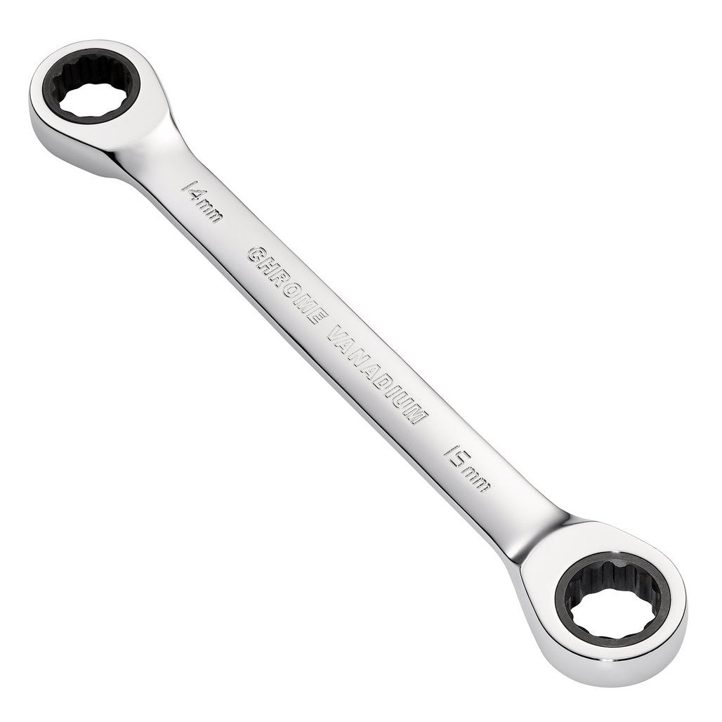Draper HI-TORQ® Metric Double Ratchet Ring Spanner, 14 x 15mm  27738