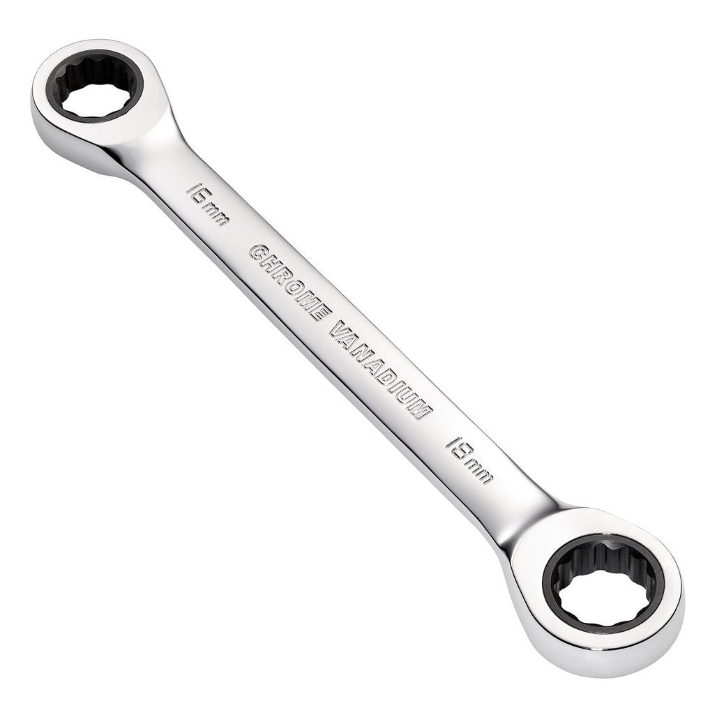 Draper HI-TORQ® Metric Double Ratchet Ring Spanner, 16 x 18mm  27739