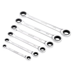 Draper HI-TORQ® Metric Double Ratchet Ring Spanner Set (6 Piece)  27741
