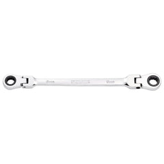 Draper HI-TORQ® Metric Flexible Head Double Ring Ratchet Spanner, 8 x 9mm  27744