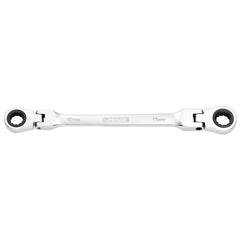 Draper HI-TORQ® Metric Flexible Head Double Ring Ratchet Spanner, 10 x 11mm  27745
