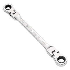 Draper HI-TORQ® Metric Flexible Head Double Ring Ratchet Spanner, 10 x 11mm  27745