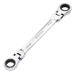 Draper HI-TORQ® Metric Flexible Head Double Ring Ratchet Spanner, 16 x 17mm  27756