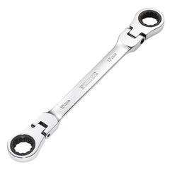 Draper HI-TORQ® Metric Flexible Head Double Ring Ratchet Spanner, 18 x 19mm  27759