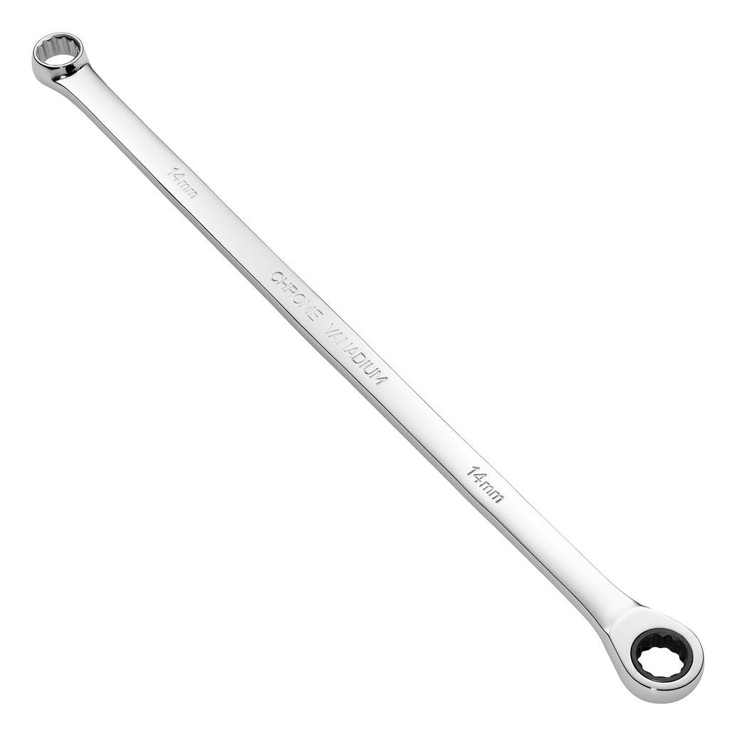 Draper HI-TORQ® Metric Extra-Long Double Ring Ratchet Spanner, 14mm  27770