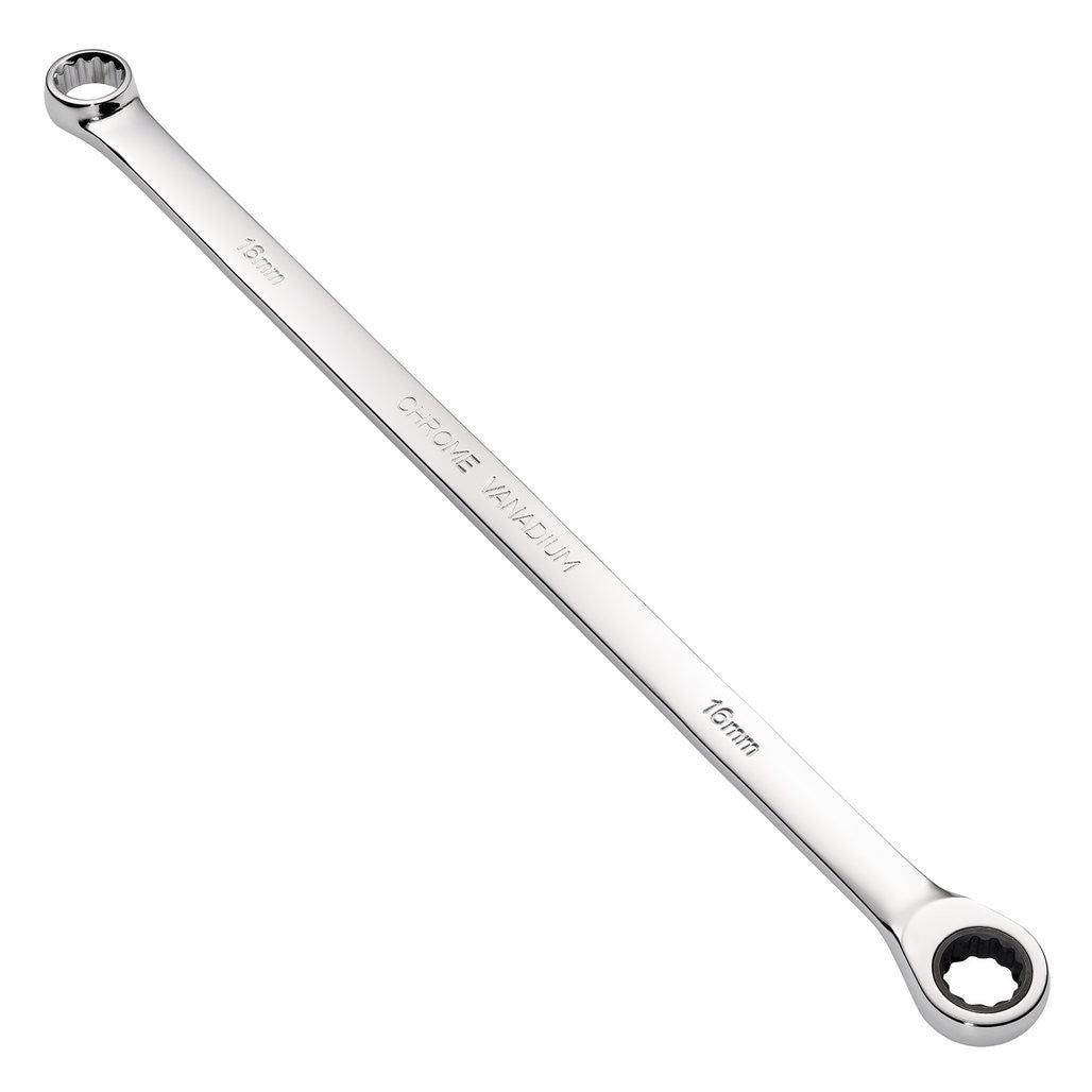 Draper HI-TORQ® Metric Extra-Long Double Ring Ratchet Spanner, 16mm  27773