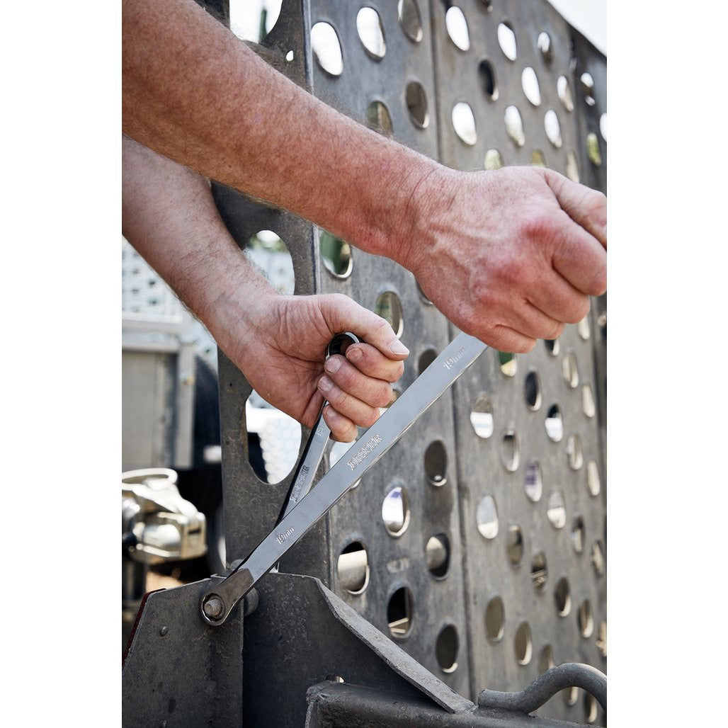 Draper HI-TORQ® Metric Extra-Long Double Ring Ratchet Spanner Set (7 Piece)  27778
