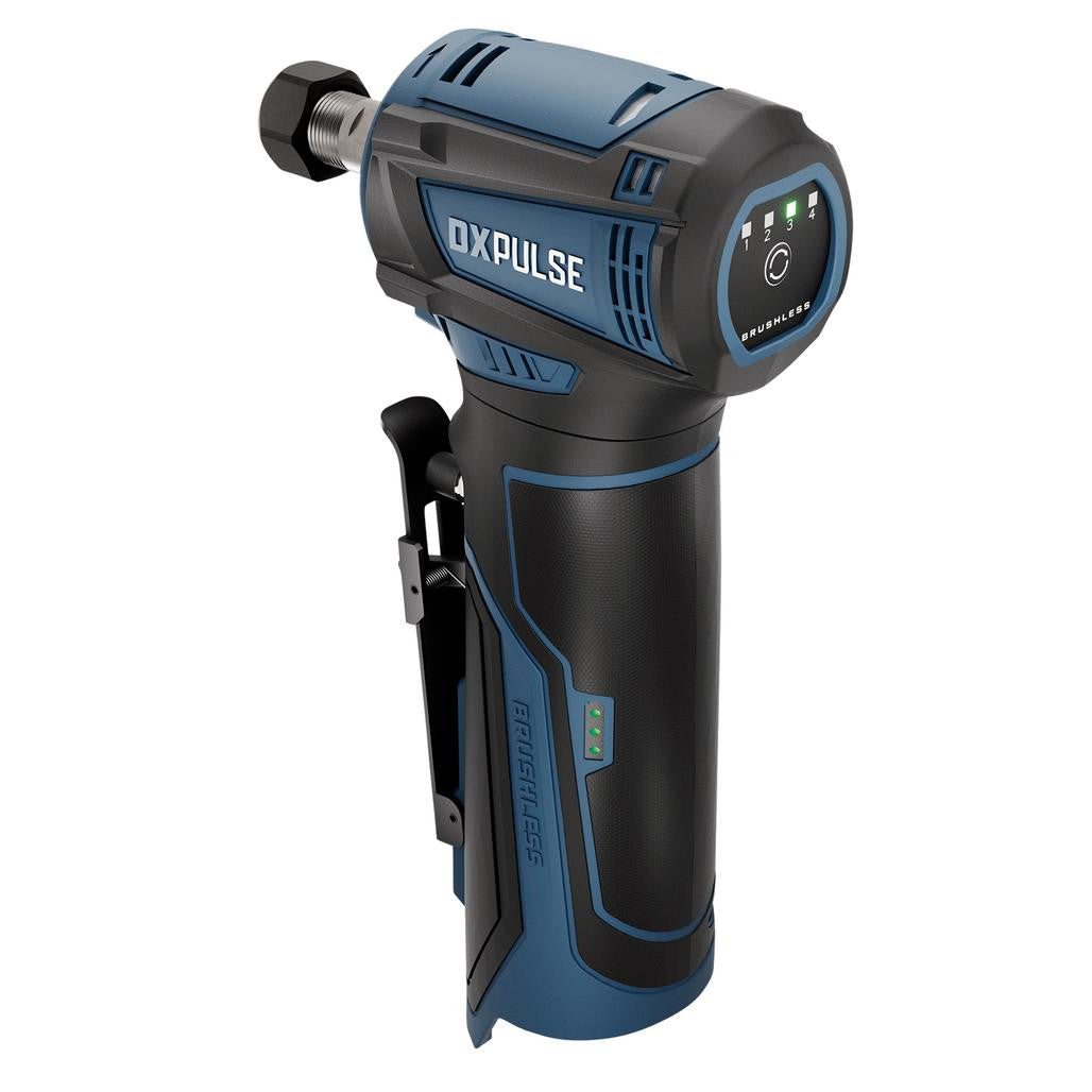 Draper DXPULSE 12V Brushless Right Angle Die Grinder (Sold Bare)   27877