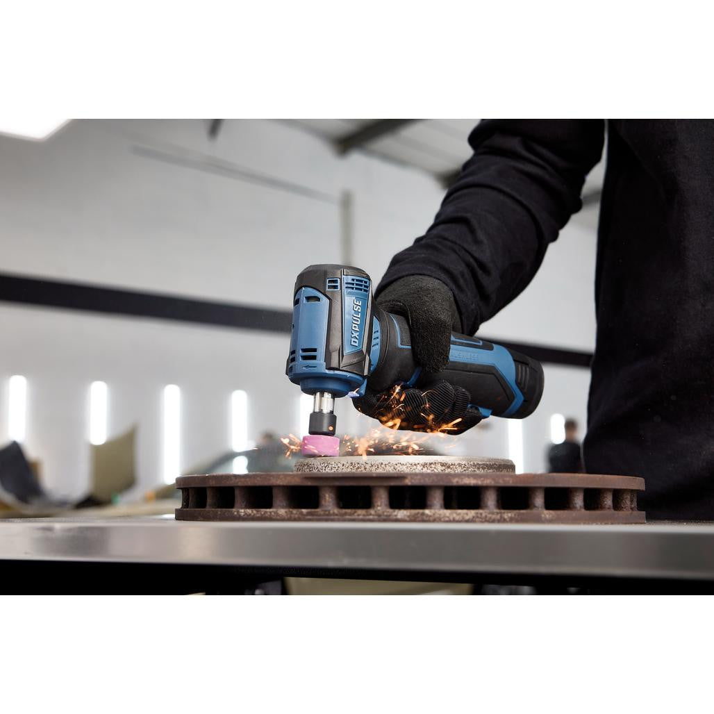 Draper DXPULSE 12V Brushless Right Angle Die Grinder (Sold Bare)   27877