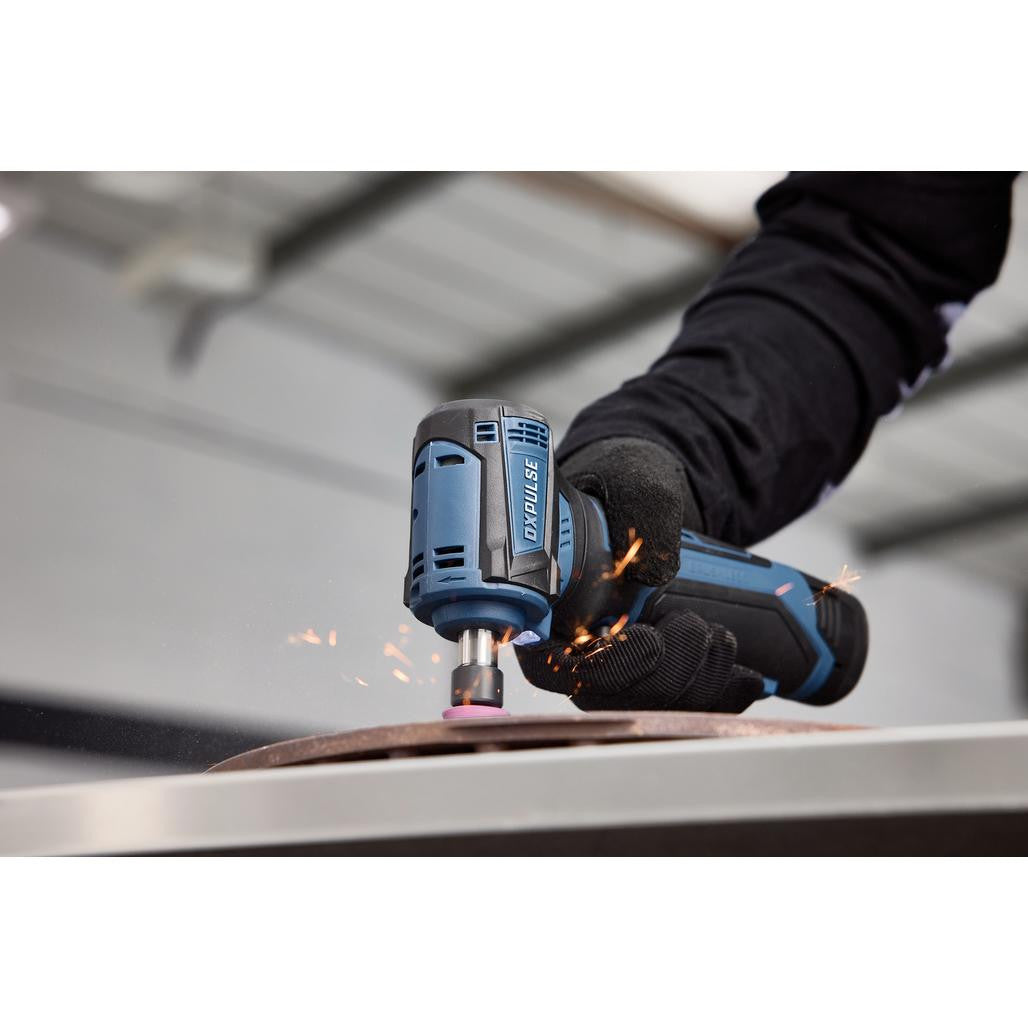 Draper DXPULSE 12V Brushless Right Angle Die Grinder (Sold Bare)   27877
